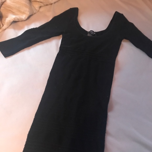 Bebe Bodycon Black Dress - Picture 5 of 7